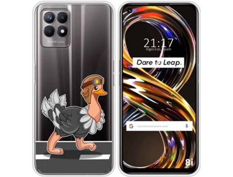 Carcasa Realme 8i TUMUNDOSMARTPHONE Avestruz Multicolor