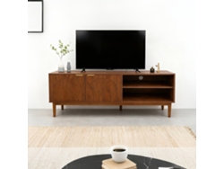 Soporte de TV escandinavo Nolan en nogal SICAAN
