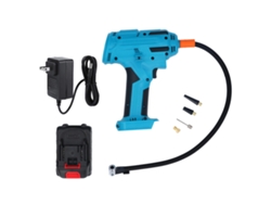 Bomba de aire recargable de 150 psi, pantalla digital, inalámbrica, compresor de aire para coches, bicicletas y globos, enchufe estadounidense 100-240 V.