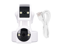 Cámara Wifi Inalámbrica Hd 1080p De 3mp Con Visión Nocturna, Seguridad Para El Hogar Con Audio Bidireccional