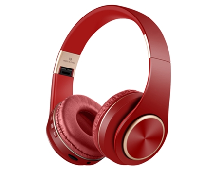 ELKUAIE 6S Auriculares inalámbricos para colocar sobre las orejas Auriculares estéreo inalámbricos plegables