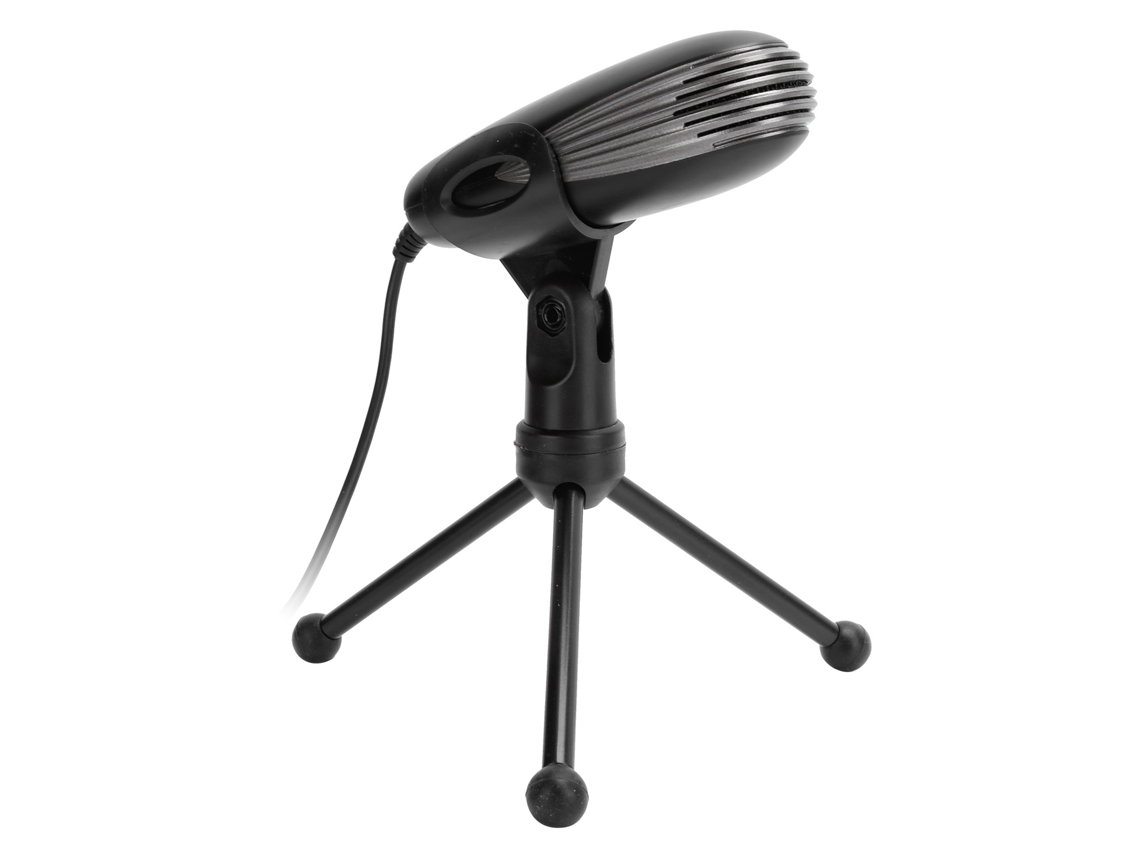 Micrófono De Condensador Usb De 3,5 Mm Con Trípode Para Portátil, Chat, Voz, Juegos Y Retransmisiones - Negro