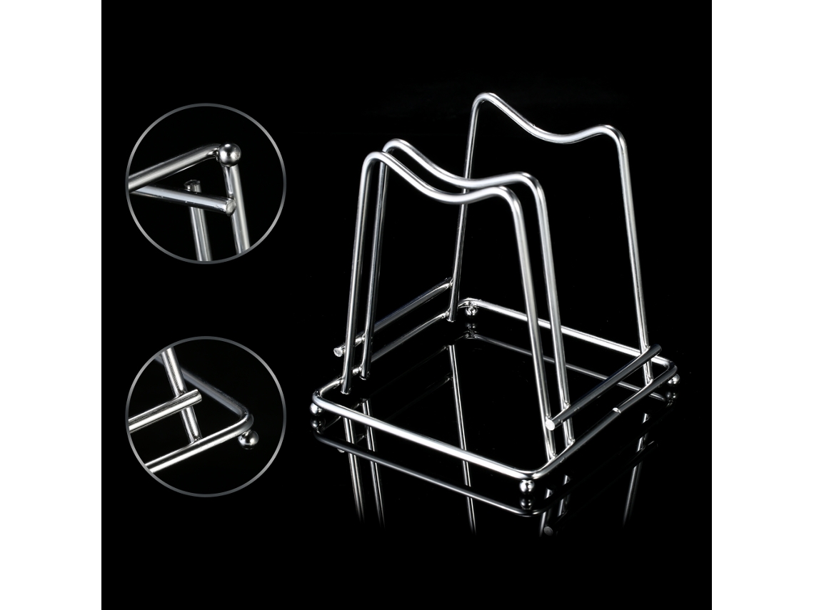 Soporte Para Tabla De Cortar De Acero Inoxidable, Organizador De Cocina, Estante Antideslizante