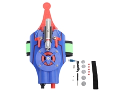 -juguete Lanzador De Cuerda Para Niños Con 5 Ventosas Y 5 Imanes, Juego Adhesivo De Pared Con Lápiz Láser Azul