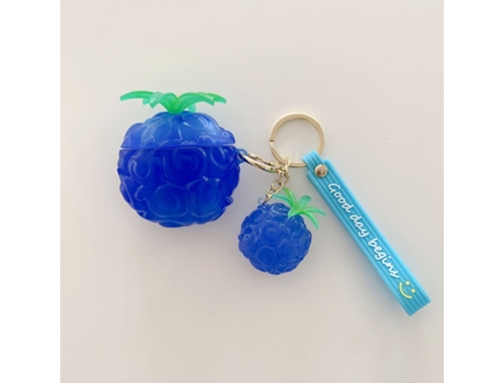 Casing earphone model buah setan one piece anime untuk apple airpods 1 2 3 pro headset headphone pelindung penutup lunak mainan shell