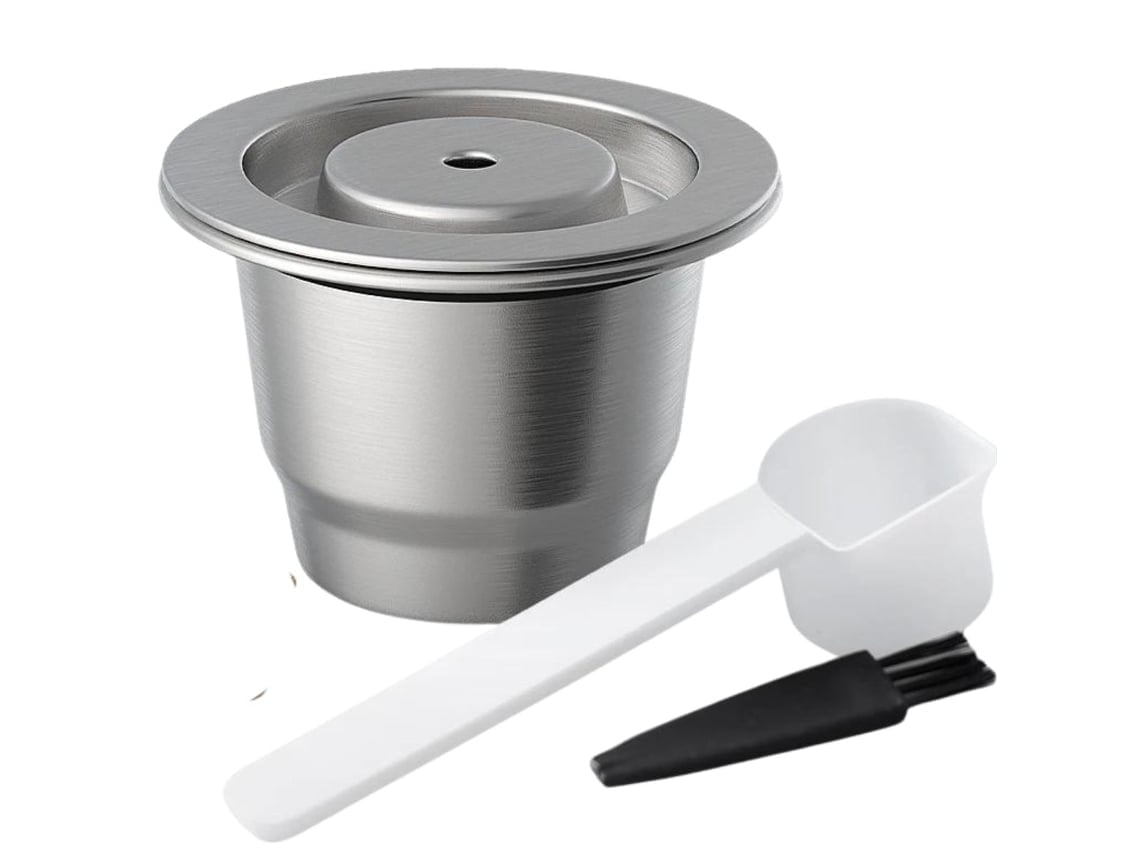 Cápsulas Reutilizáveis De Aço Inoxidável Para A Cafeteira Nespresso Citiz*.