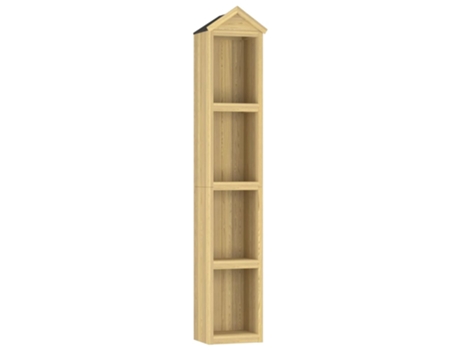 Caseta Herramientas Jardín VIDAXL Madera de Pino Impregnada 40x33x222 cm