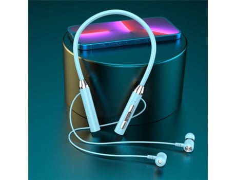 Auriculares Bluetooth Inalámbrico 5.2 Banda para el cuello Estéreo Universal Cancelación de ruido con micrófono Azul