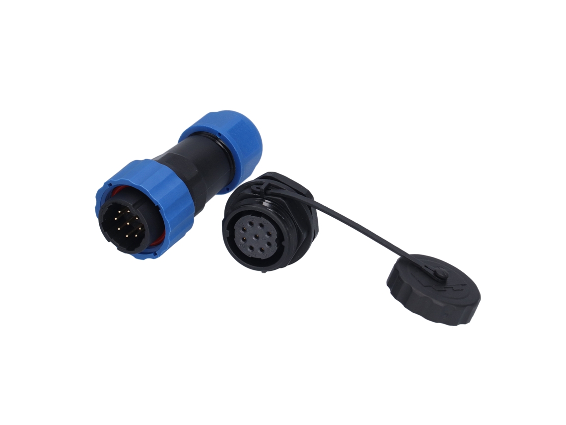 2026-as-conector Aviación Ip68 Impermeable Macho Hembra Con Tuerca Posterior 5a Sp20