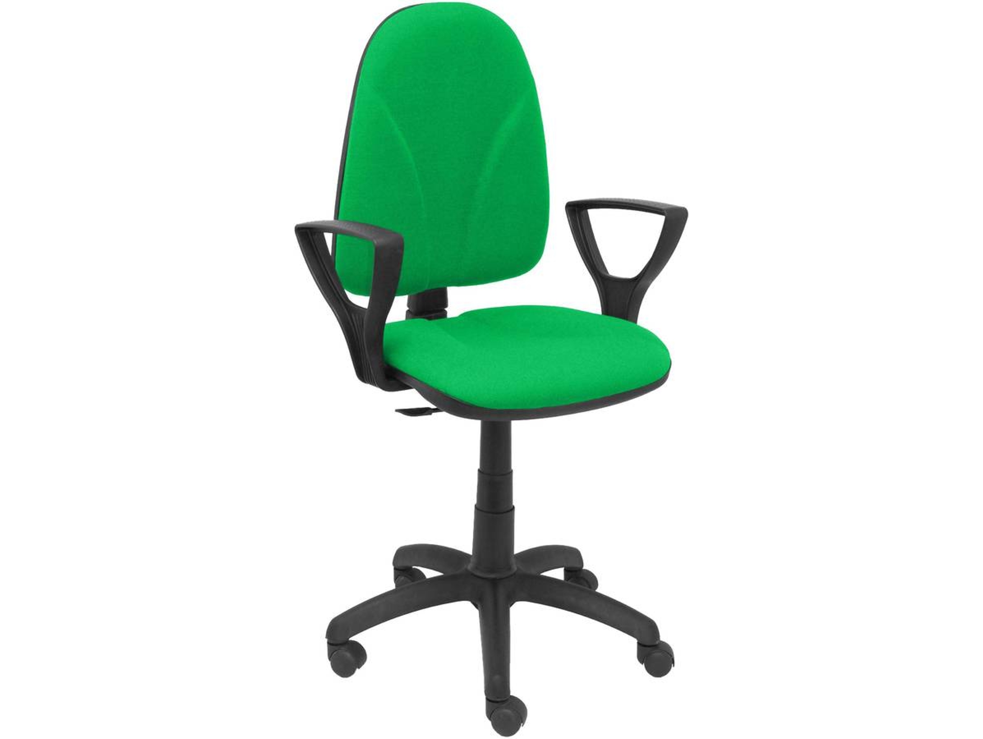 Silla de Escritorio Operativa PIQUERAS Y CRESPO Algarra Verde (Brazos fijos - Tejido)