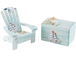 1 Juego De Mini Sillas De Playa Muebles En Miniatura Decoración De Mesa C
