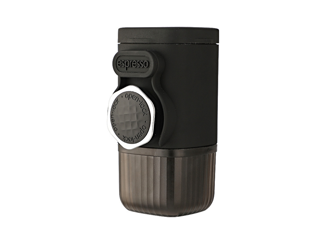 Cafetera portátil de accionamiento manual con 15 bares de presión para cápsulas y café en polvo Eifson