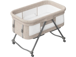 Cuna portátil ajustable, color caqui básico OEM