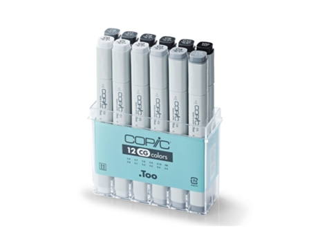 Caixa Copic Set Rotuladores A1 com 12Uds