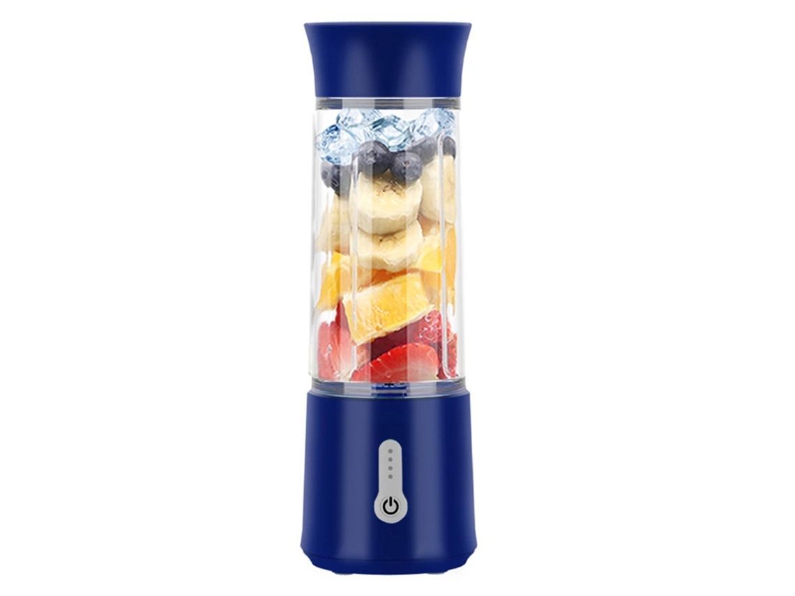 Exprimidor eléctrico de frutas y verduras, mini exprimidor para uso doméstico Mdug (azul oscuro)