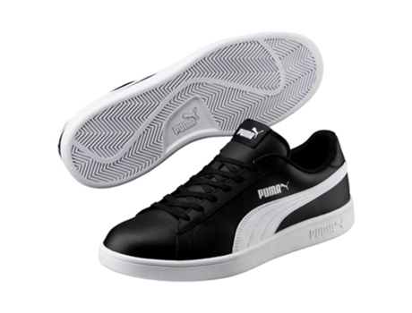 Zapatillas PUMA Smash v2 L Hombre (38 - Negro)