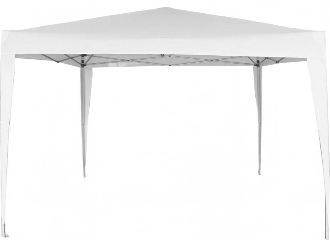 Cenador plegable y ajustable en altura 300x300x240/250 cm blanco AKTIVE