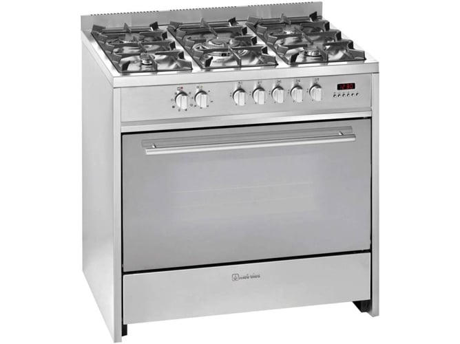 Cocina MEIRELES E 911 X (121 L - Gas Natural - Inox) 90x60