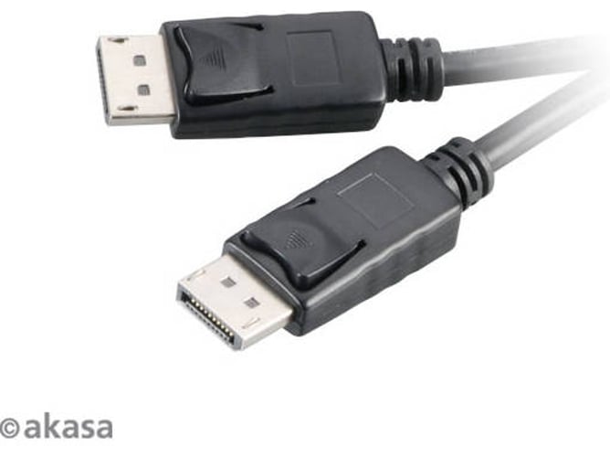 Cable de Datos AKASA (DisplayPort - Negro)