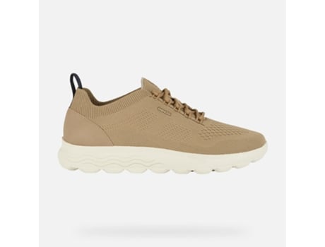 Zapatillas GEOX Spherica Knitted Text Piel Beige (42)