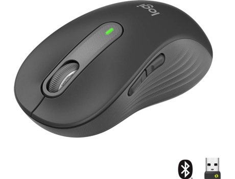 Ratón LOGITECH Signature M650 L (Inalámbrico - Regular - 2000 dpi - Gris)