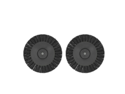 2 Pack Cabeza De Cepillo Eléctrico Para Taladro 3.5 Pulgadas, Adjunto Duradero Para Alfombras Y Decoración Negro