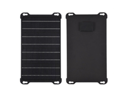Panel Solar Portátil De 15 W Con 2 Puertos Usb, Ipx6, Silicio Monocristalino Etfe.