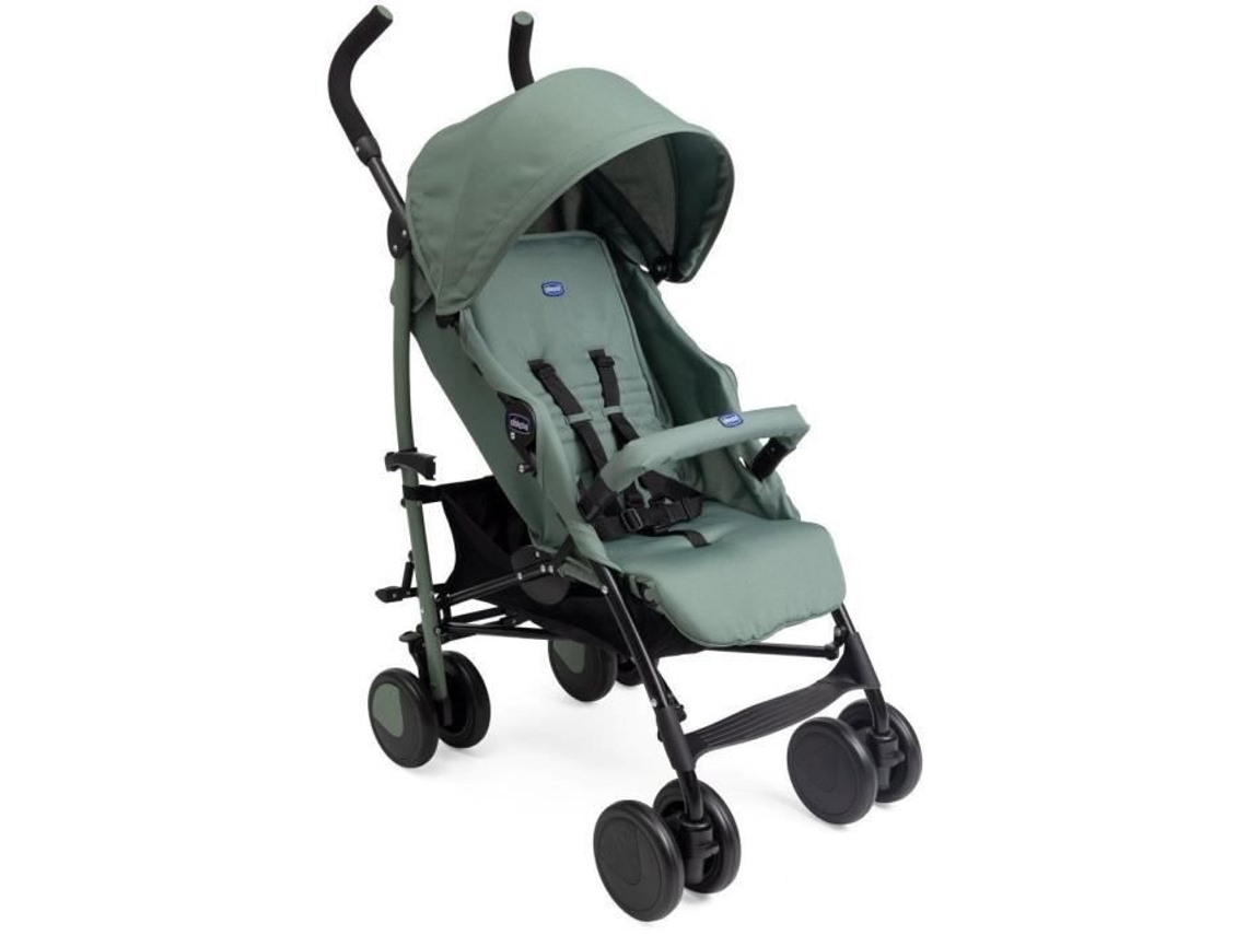 Cochecito Chicco Echo Lite de 4 ruedas con sombrilla, color verde