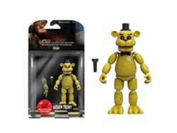 Figura de acción de Five Nights At Freddy's | Golden Freddy | 20 cm | PVC | Animatrónico articulado | FNAF
