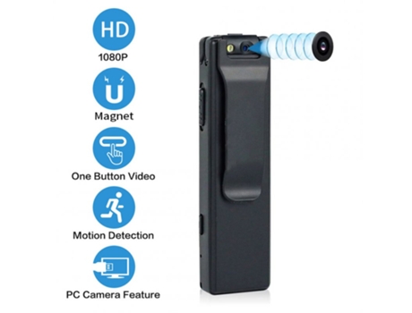 Máquina Fotográfica Z3 Mini Linterna Hd Micro Cam Cuerpo magnético Detección de movimiento Grabación en bucle Videocámara Negro