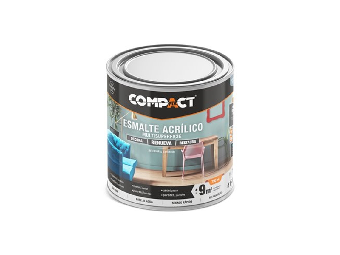 Esmalte acrílico brillante 750ml rojo carruaje