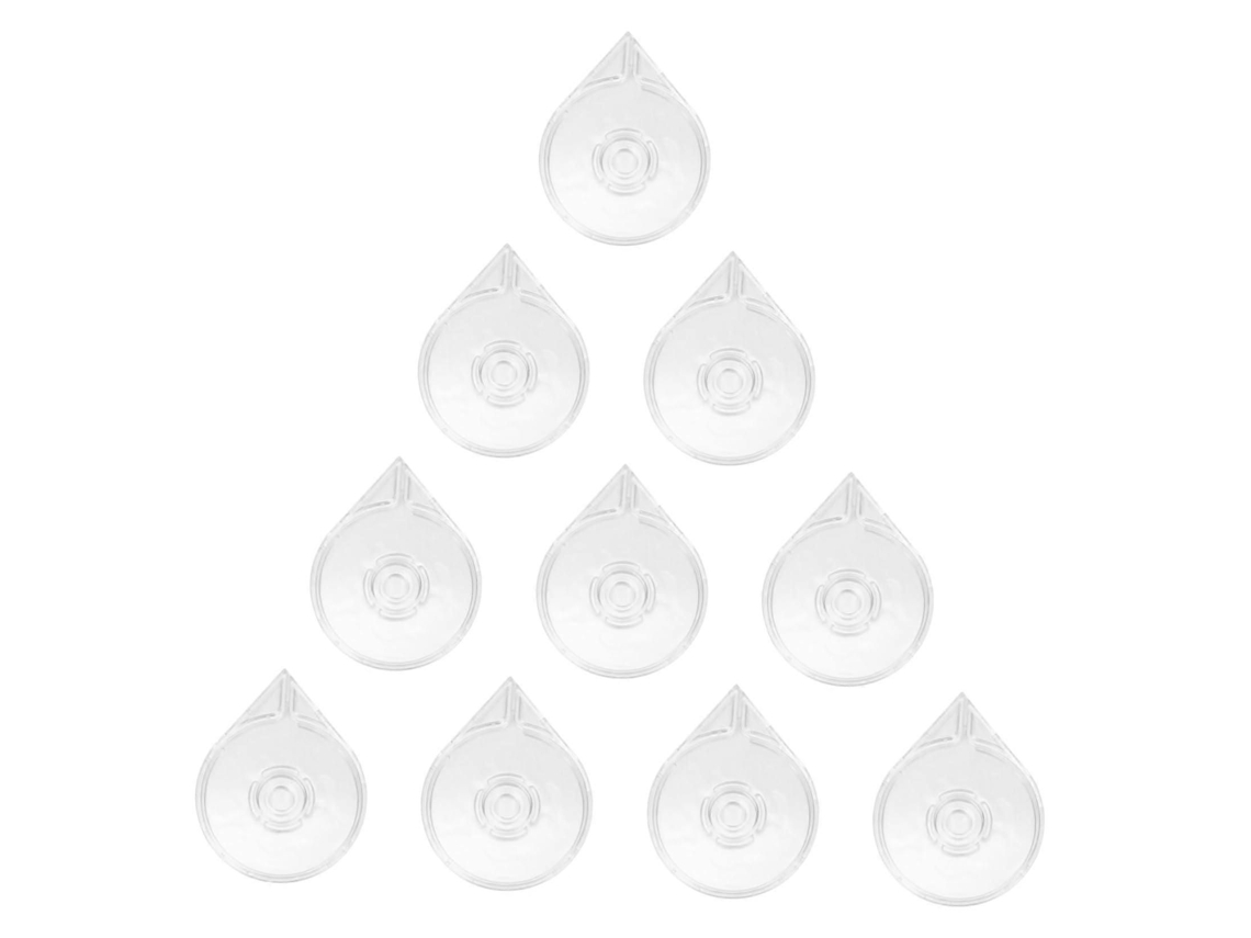 Dispensador para 10 cintas acrílicas para uñas con organizador para evitar enredos, ideal para salones de belleza y proyectos de bricolaje. GOKOCO