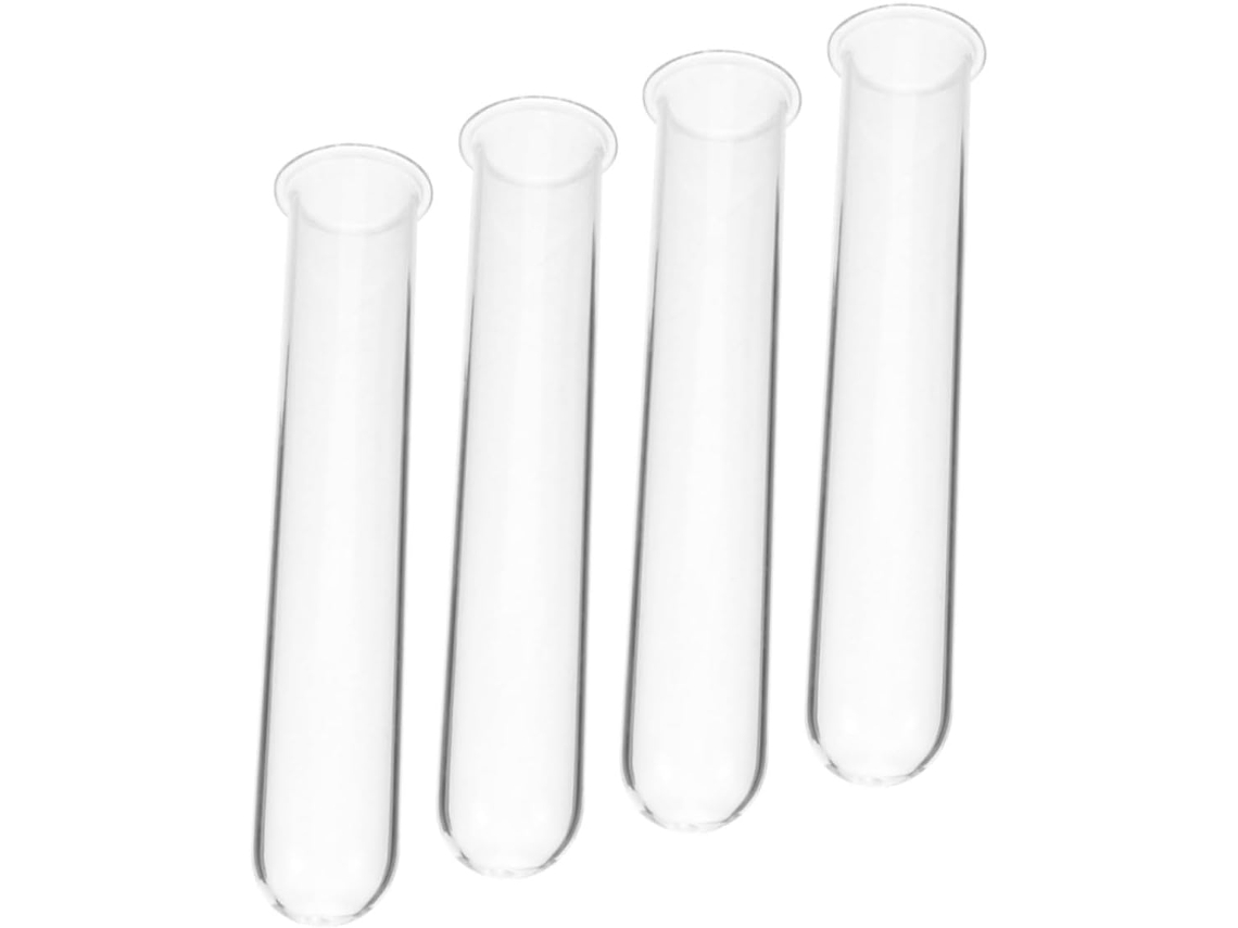 Juego De 4 Tubos De Ensayo De Vidrio Transparente Para Plantas Hidropónicas