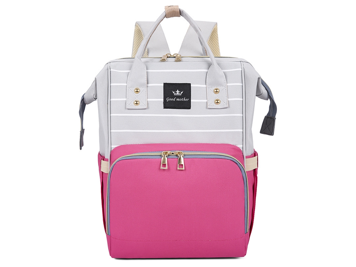 Mochila De Maternidad Czhhmart Funcional Y Práctica Para Viajes Rosa