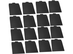 Capas De Papel Preto Resistentes A Rasgos, Pacote Com 50 Unidades, Compactas Para Cds E Outros Produtos.
