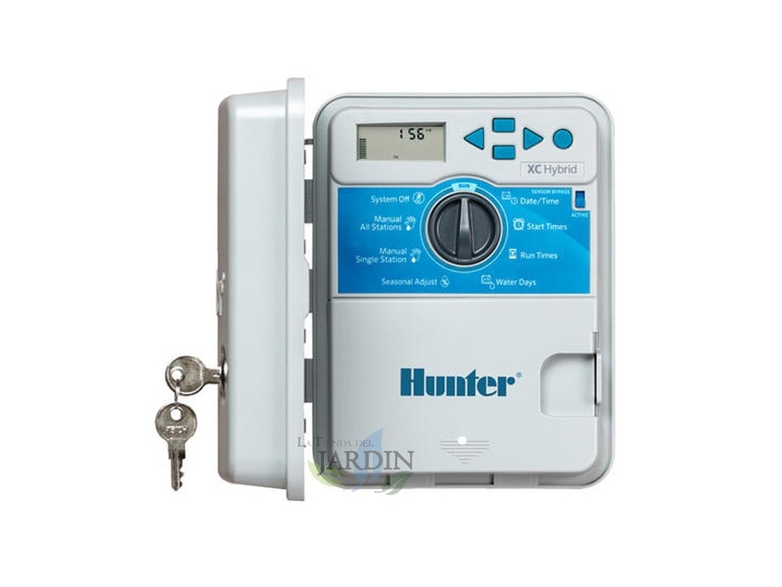 Programador de Riego HUNTER Xc Hydrid 6 Zonas Exterior HUNTER