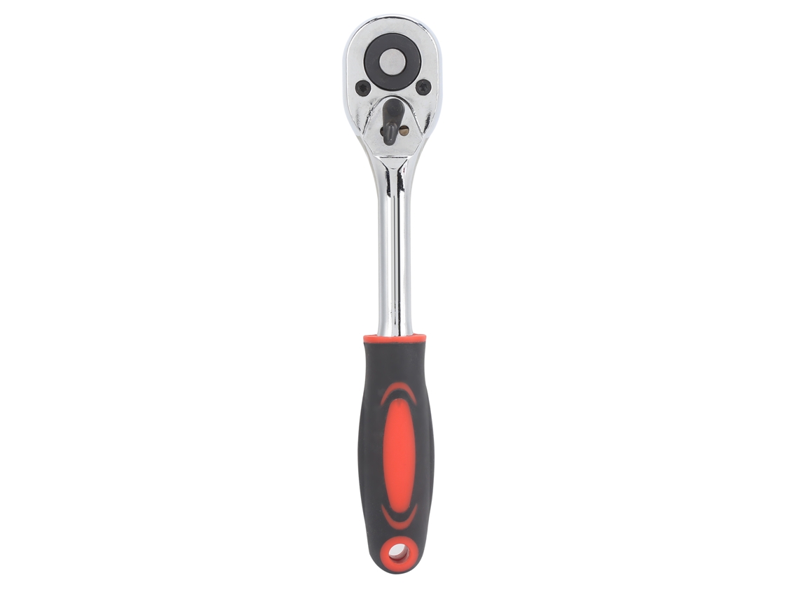 Chave De Rato 24 Dentes 3/8 Polegada Chave De Socket Portátil Ferramenta De Manutenção Vermelha+preta