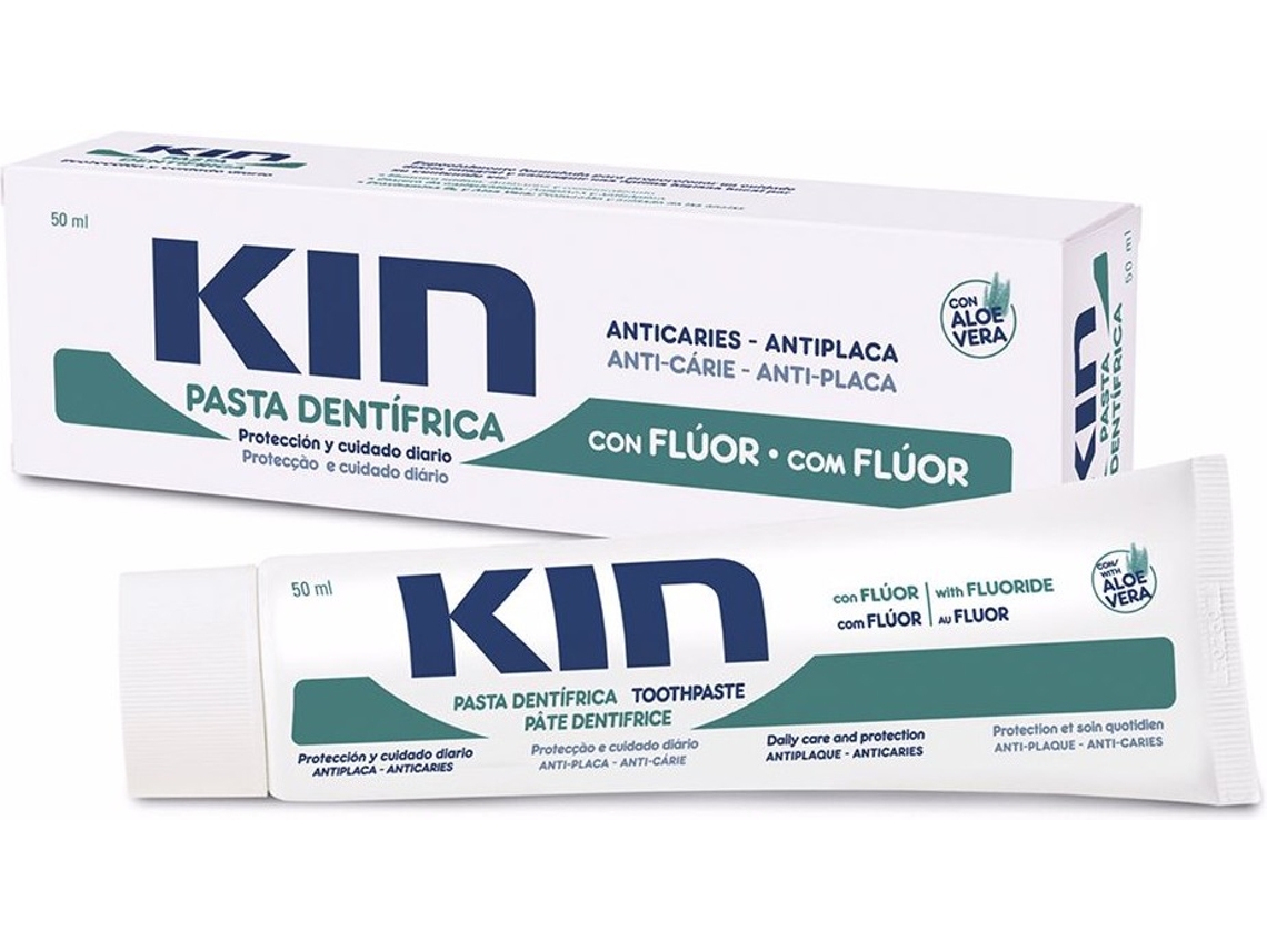 Suplemento Alimentar KIN Pasta Dentífrica Con Flúor (50 Ml)