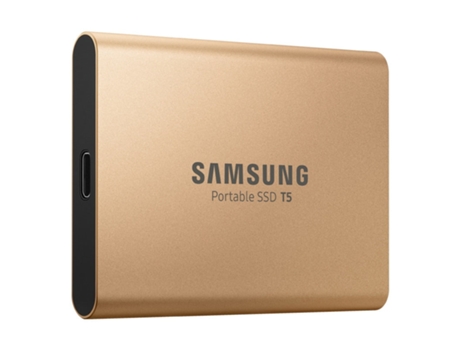 Disco Externo SSD SLOWMOOSE T5 USB 3.1 (Amarillo - 1000 GB)