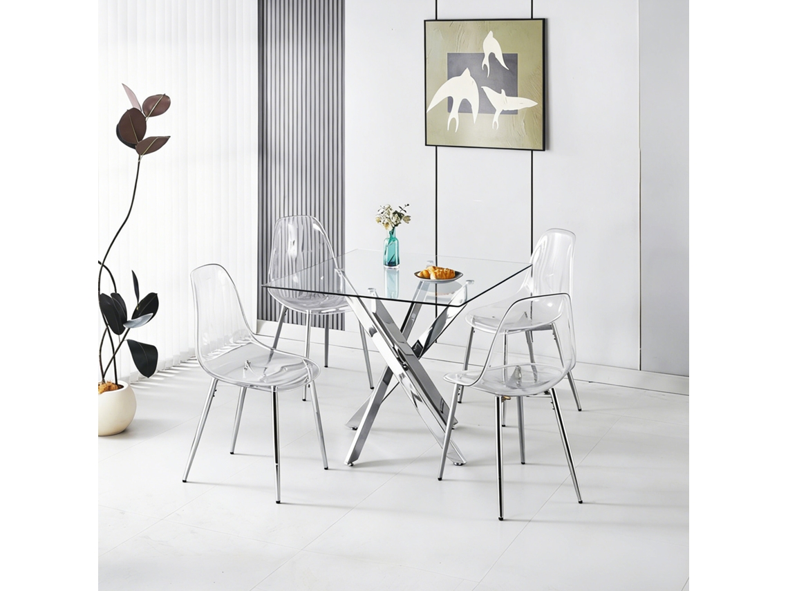 Juego De Comedor Con Mesa Para 1+4 Personas Y 4 Sillas.