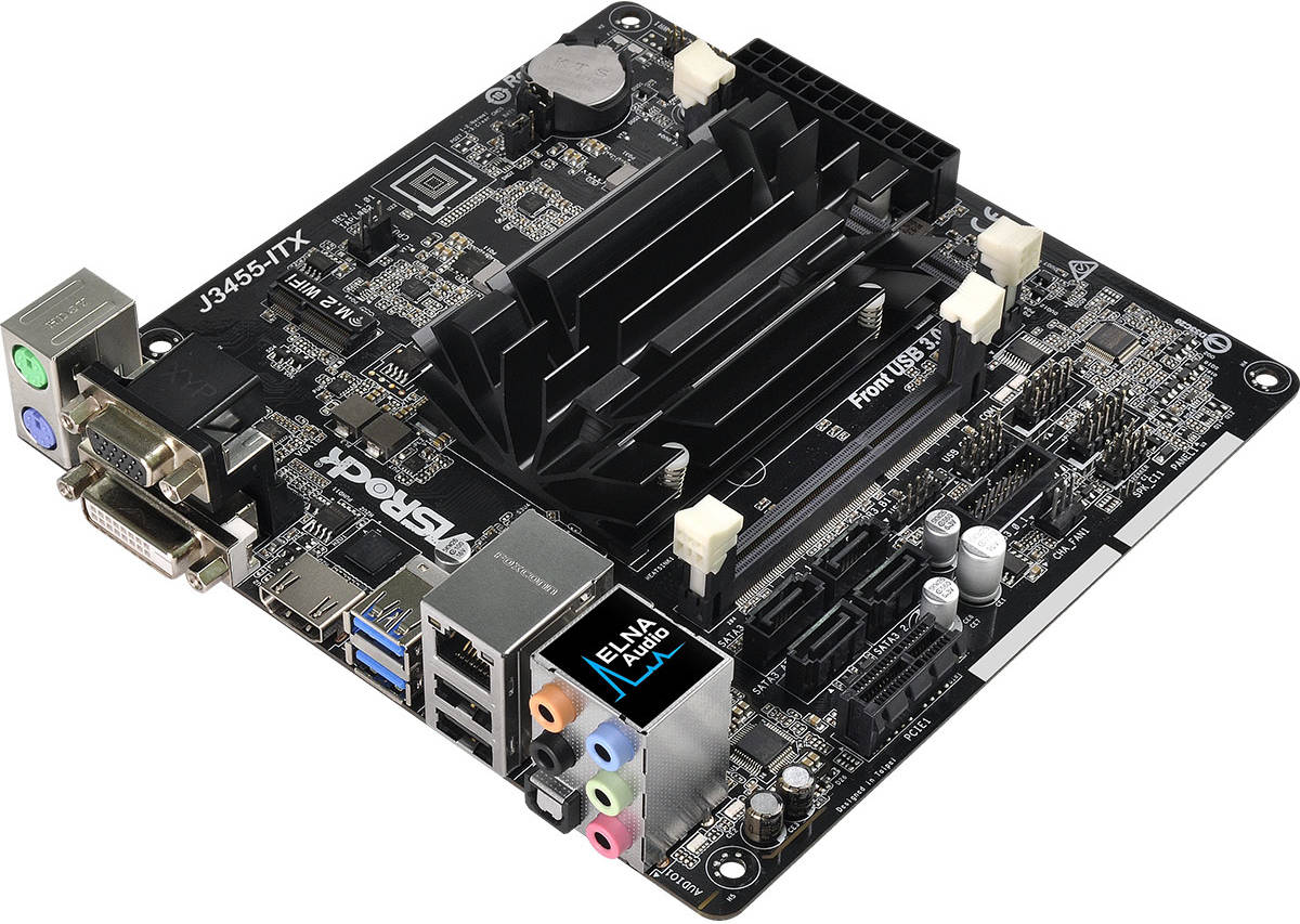 Placa Base ASROCK J3455-ITX (Socket CPU Onboard - Intel - Mini ITX)