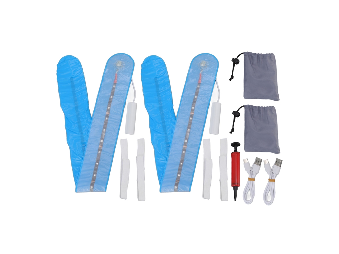 2026-set De Bastones Luminosos Inflables Plegables Led Rgb Luz Blanca Para Camping Al Aire Libre