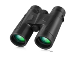 Binóculos 10x42 Para Adultos Com Bak4 Prism Fmc Lens Binóculos Para Observação De Pássaros Viagens E Caça Às Estrelas Preto Facpoet
