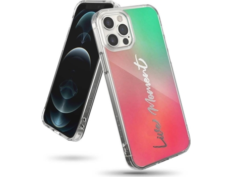 Carcasa iPhone 12 Pro Max RINGKE Rosa - Verde