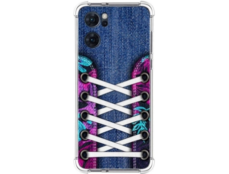 Carcasa para Oppo Find X5 Lite 5G TUMUNDOSMARTPHONE Dibujos Antigolpes Zapatillas 06 Multicolor