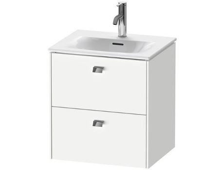 Mueble DURAVIT Brioso bajo lavabo suspendido 52,0 x 41,9 cm con 2 cajones incl. recorte de sifón y delantal para lavabo Viu 234453