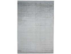 Consilio Concept Alfombra De Viscosa De Bambú Tejida A Mano Bamboo 80x150 Cm Plata