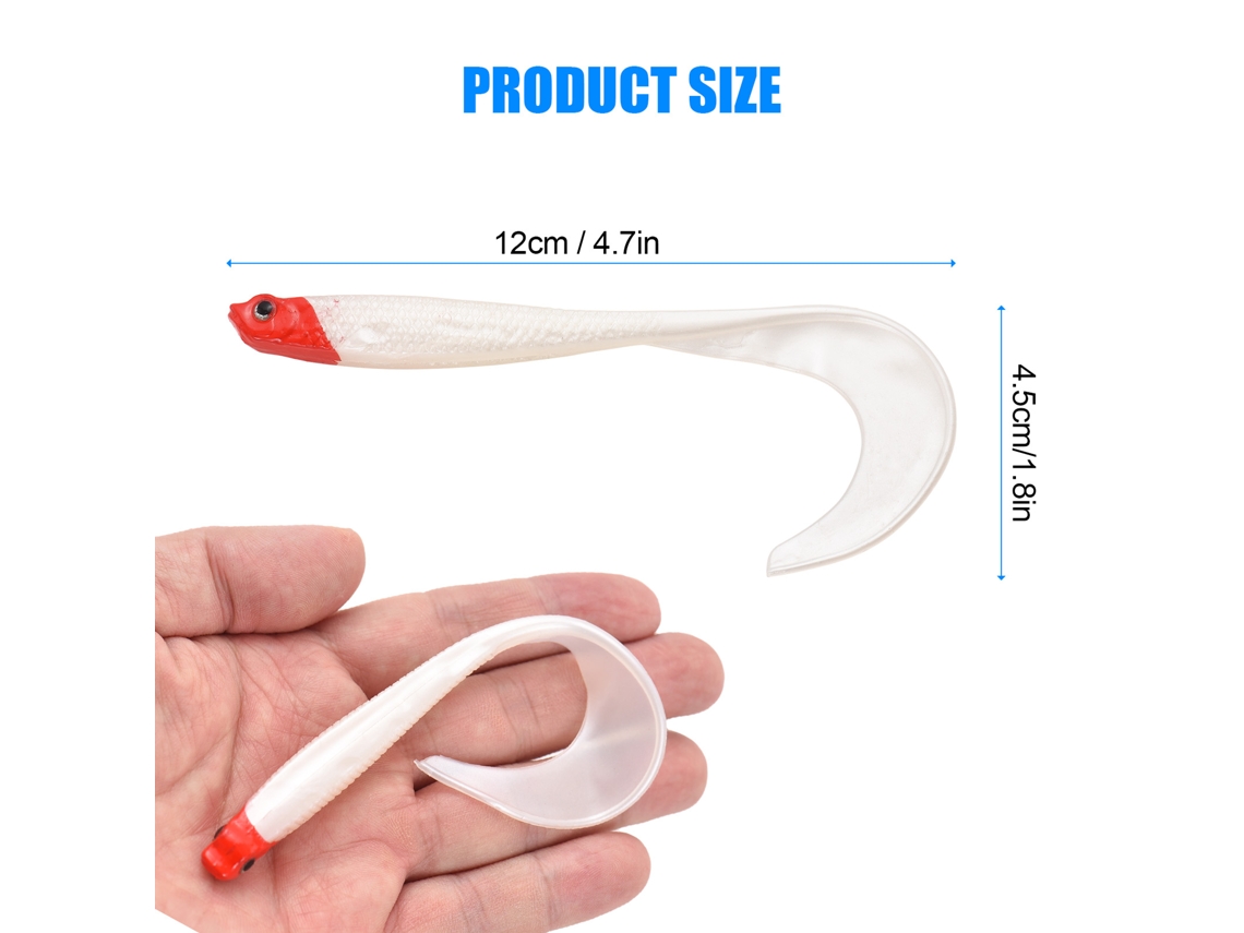 Señuelo Blando Bionica Para La Pesca De Lubina Y Trucha, Estilo Crappie, Con Ojo 3d Y Cola Flexible, Para Pesca En Agua Dulce Y Salada.
