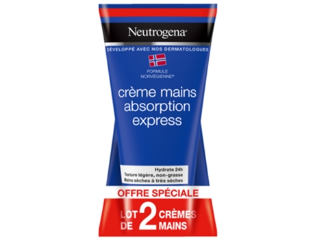 Creme de Manos Absorción Express Lote de 2 X 75 Ml NEUTROGENA