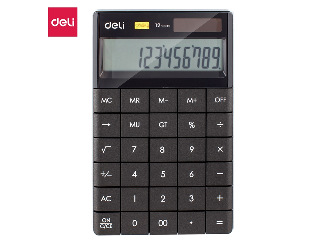 Calculadora DELI Touch E1589 Preto
